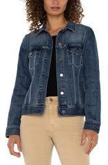 Liverpool LM1004F97 Eco Classic Jean Jacket in Ponderay
