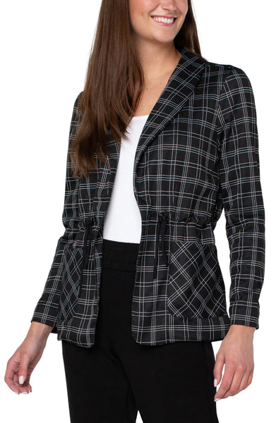 Liverpool Cinched Waist Blazer with Cuffed Sleeve LM1881GT13