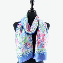 S25049 Freesia Satin-Feel Lightweight Scarf