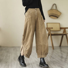 Plus-Size Relaxed Wide-Leg Pants