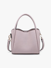 M2533 Ruby 3-Compartment Satchel w/ Dual Handles