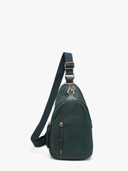 Nikki Dual Compartment Crossbody Sling Bag | M2342