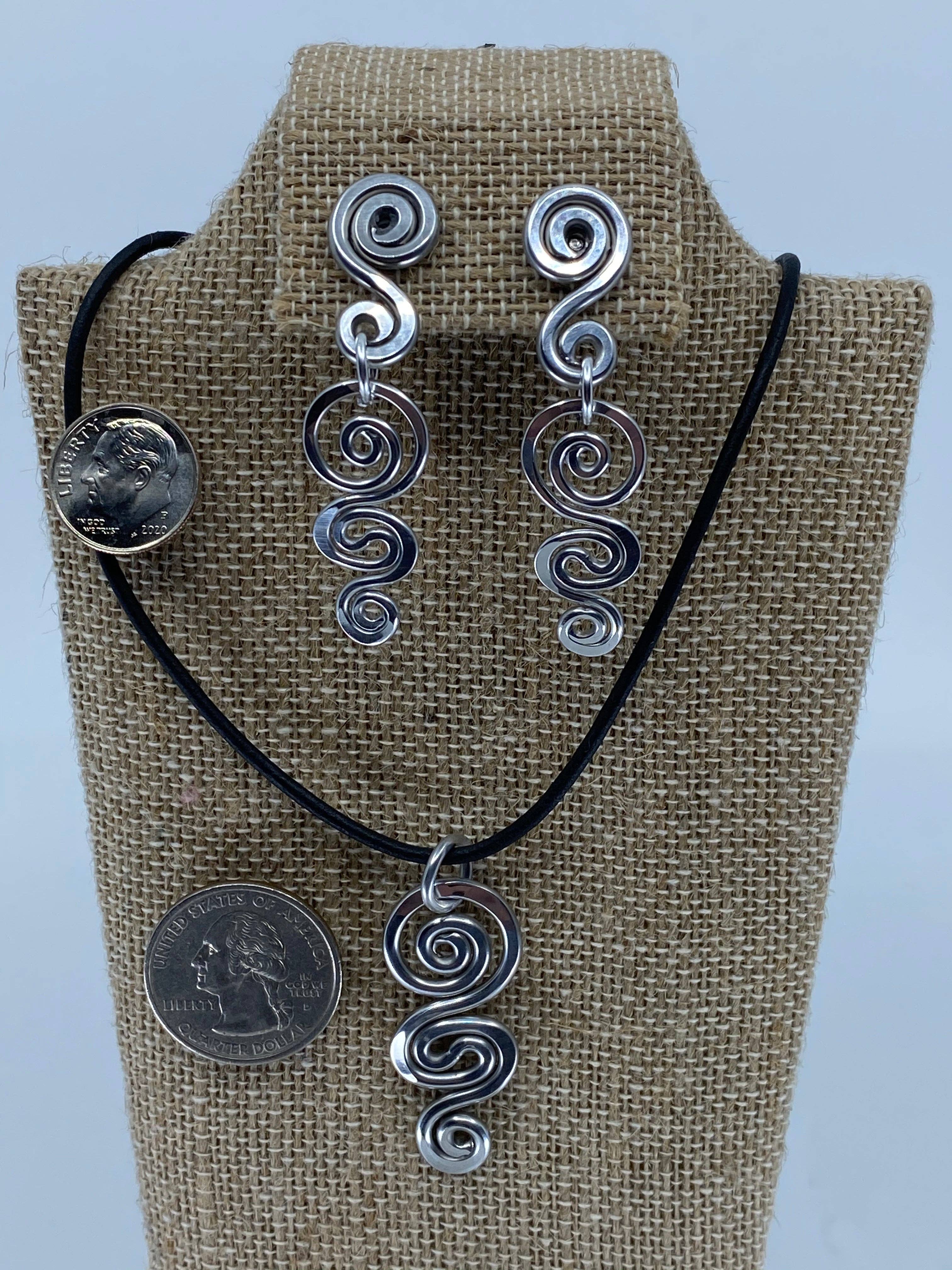 Eddy Hypoallergenic Aluminum Jewelry Set