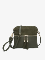 Tara Corduroy Dual Zip Crossbody | M1785CORD