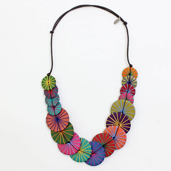 Multicolored Azalea Necklace