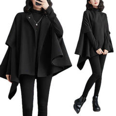 Relaxed Plus-Size Longline Coat