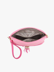 Tara Double Zip Crossbody/Wristlet Bag | M1785