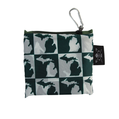 Green and White Michigan Eco Reusable Bag