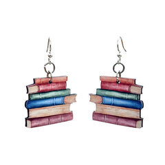 Book Dangle Earrings - 2D
