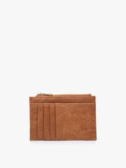 WL1991 Sia Zip Card Holder Wallet – Compact Vegan Leather