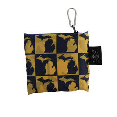 Maize and Blue Michigan Eco Reusable Bag