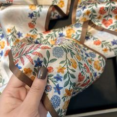 S26087 100% Silk Skinny Scarf