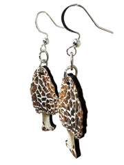 Morel Mushroom Earrings #223