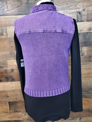 PBJ Blues Denim & Knit Sweater Vest MULTIPLE COLORS #BL071