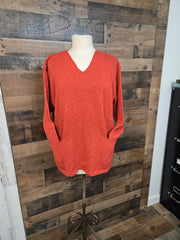 Avalin Sweaters NEW 2 POCKET --MULTIPLE COLORS-- All Cotton Sweater #2020 Made in U.S.A.