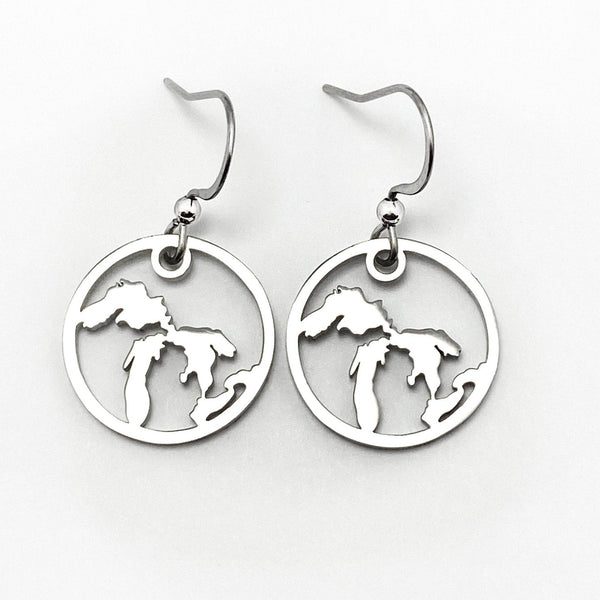 Great Lakes Outline Earrings