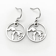 Great Lakes Outline Earrings
