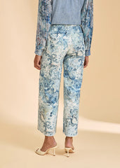 FDJ Olivia Wide Leg Ankle Denim in Neutral Narnia 2243837