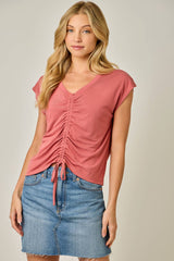 20020 Front Ruche Modal Top