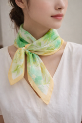 S26098 100% Polyester Lightweight Square Scarf