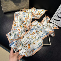 S26087 100% Silk Skinny Scarf