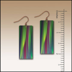 Northern Lights Curtain Banner Handmade Earrings