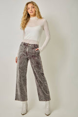 60879 Washed Corduroy Trousers