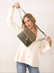Tara Double Zip Crossbody/Wristlet Bag | M1785