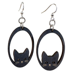 Sneaky Cat Earrings