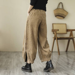 Plus-Size Relaxed Wide-Leg Pants