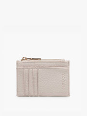 WL1991 Sia Zip Card Holder Wallet – Compact Vegan Leather