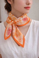 S26098 100% Polyester Lightweight Square Scarf