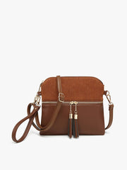 Tara Corduroy Dual Zip Crossbody | M1785CORD
