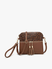 Tara Cheetah Double Zip Crossbody/Wristlet | M1785CHE
