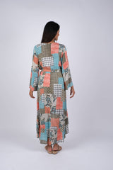 Bohemian Patch Print Bliss Cover Up