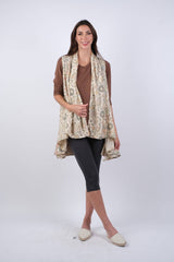 Delicate Cream Floral Cardigan