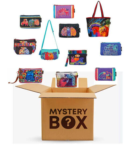 Assorted (24 Piece Laurel Burch Mini, Medium, Cosmetic Bags)