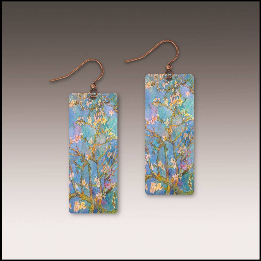 Almond Branches Banner Handmade Earrings