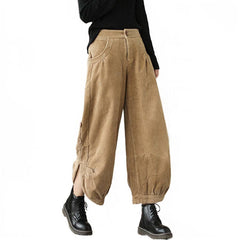 Plus-Size Relaxed Wide-Leg Pants