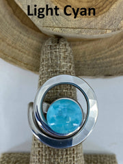 Open Curly Q ring