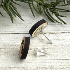 Michigan Wooden Post Earrings