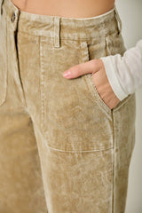 60879 Washed Corduroy Trousers