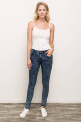 13198 Acid Blue Stretch Skinny Jeans