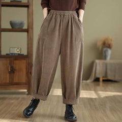 Plus-Size Relaxed Wide-Leg Pants