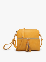 Tara Double Zip Crossbody/Wristlet Bag | M1785
