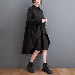 Relaxed Plus-Size Shirt Dress