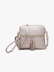 Tara Double Zip Crossbody/Wristlet Bag | M1785