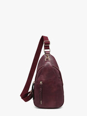 Nikki Dual Compartment Crossbody Sling Bag | M2342