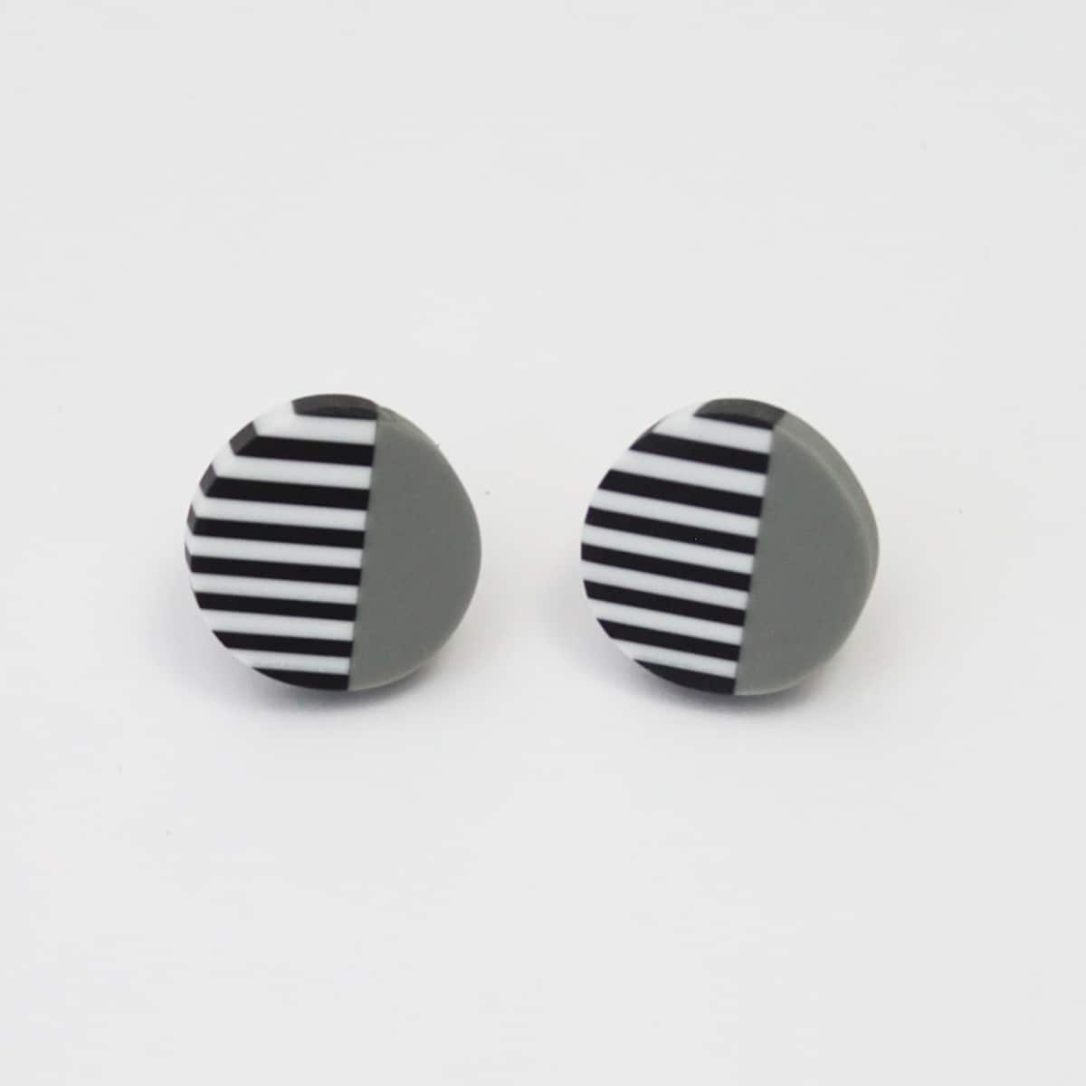 Grey Chloe Earrings
