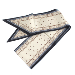 S26161 Printed 100% Polyester Skinny Scarf